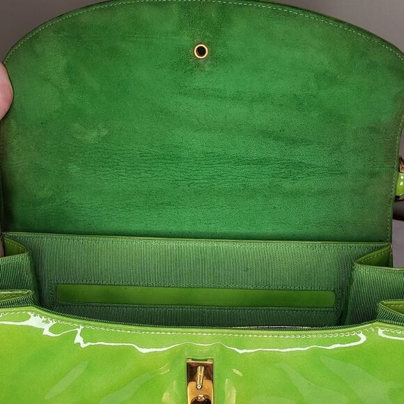 60s patent leather handbag - Picture 8 of 15